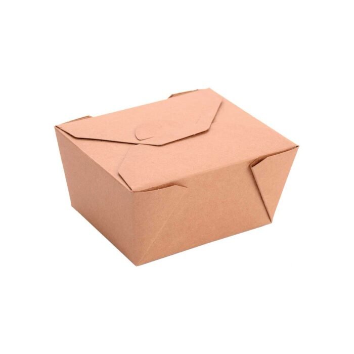 28oz PLA Lined Kraft Paper Fold-Top Takeout Box