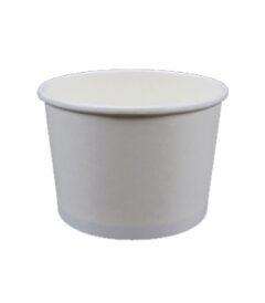 8oz White Paper Bowl