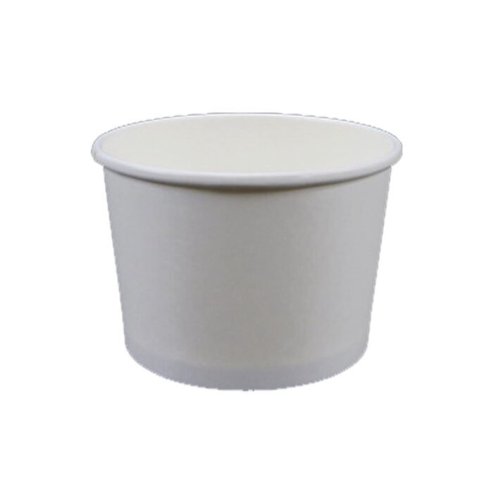 8oz White Paper Bowl