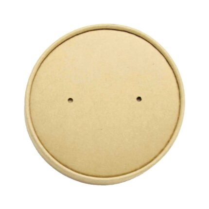 Kraft Paper Dome Lid for 150mm Container