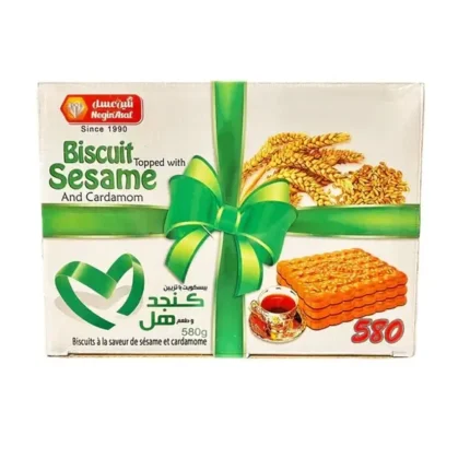 Negin Asal Cardamom Sesame Biscuit 12x580g