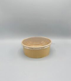 Paper Kraft Bowl & Lid