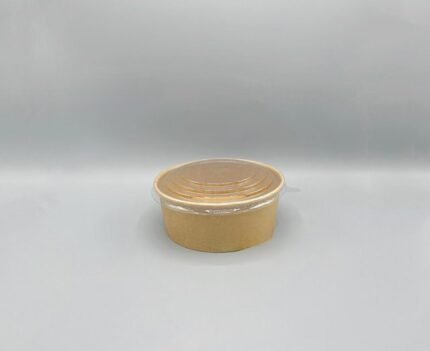 Paper Kraft Bowl & Lid