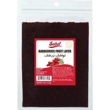 Sadaf Barberry Fruit Layers 4 oz Lavashak