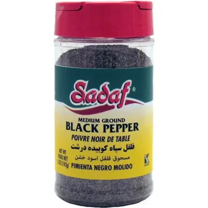 Sadaf Black Pepper Medium Ground - 5 oz