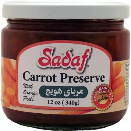 Sadaf Carrot Preserve with Orange Peels - 12 oz