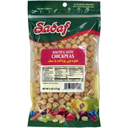 Sadaf Chickpeas Roasted & Salted - 6 oz