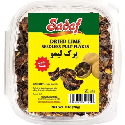 Sadaf Dried Lime Seedless Pulp Flakes 1 oz