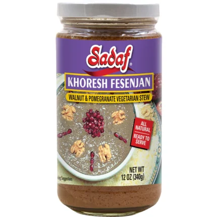 Sadaf Khoresh Fesenjan | Walnut & Pomegranate Stew in Jar- 12 oz.