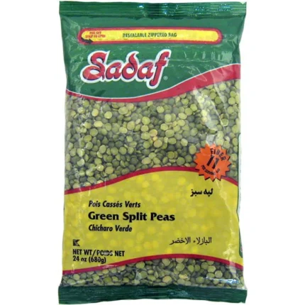 Sadaf Green Split Peas | Dried - 24 oz.