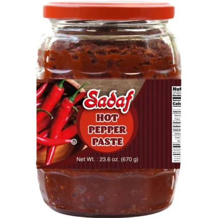 Sadaf Hot Pepper Paste | Spicy - 23.6 oz.