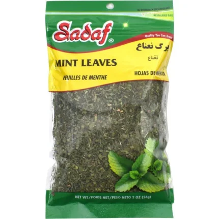 Sadaf Mint Leaves | Crushed- 2 oz