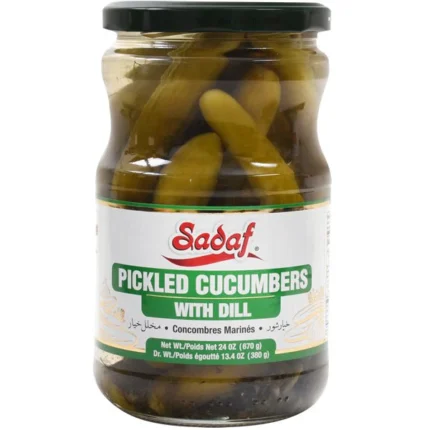 Sadaf Pickled Cucumbers | Dill - 24 oz