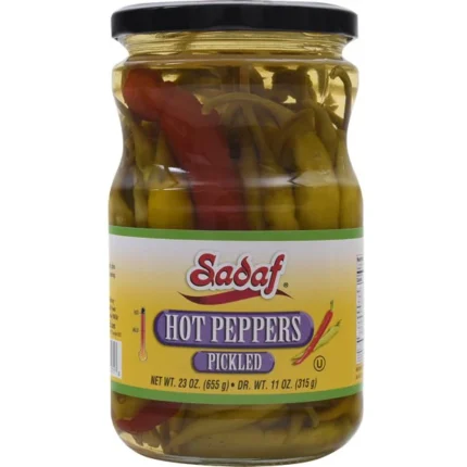 Sadaf Pickled Hot Peppers - 23 oz.