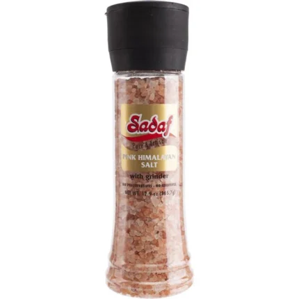 Sadaf Pink Himalayan Salt 13.75 oz | Grinder