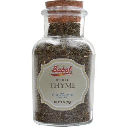 Sadaf Premium Thyme Whole | Glass Jar - 1 oz