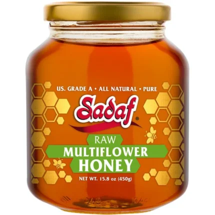 Sadaf Raw Honey Grade A | Raw Multiflower - 15.8 oz