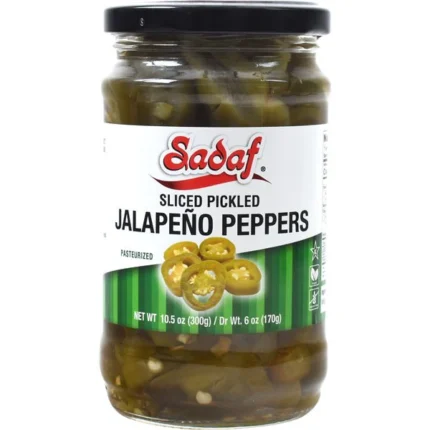 Sadaf Pickled Jalapeno Peppers | Sliced - 10.5 oz