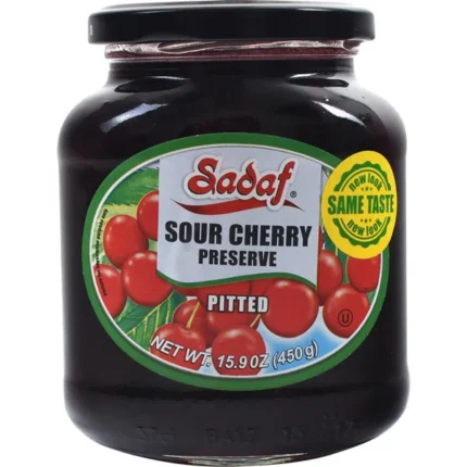 Sadaf Sour Cherry Preserve - 15.9 oz.