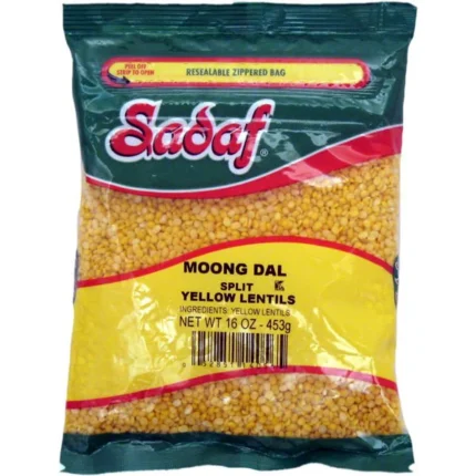 Sadaf Yellow Split Lentils | Moong Dal - 16 oz.