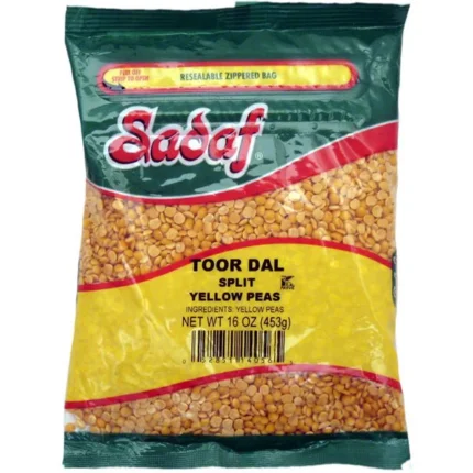 Sadaf Yellow Split Peas | Toor Dal - 16 oz.