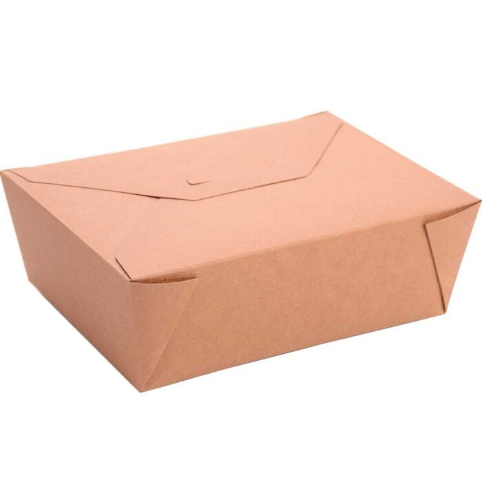 110oz PLA Lined Kraft Paper Fold-Top Takeout Box