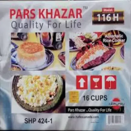 Pars Khazar Rice cooker 12-16 Cup 4x2.8L