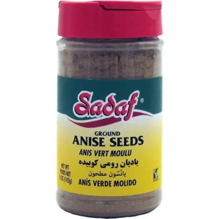 Sadaf Anise Seeds Ground - 5 oz PET Bottle with Shaker Top