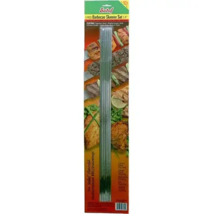 Sadaf BBQ Skewers Narrow No Handle - Set of 6