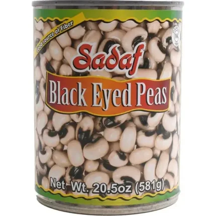 Sadaf Black Eye Peas Canned - 20.5 oz