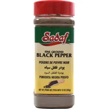 Sadaf Black Pepper Fine Ground - 10 oz