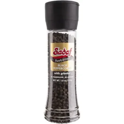 Sadaf Black Peppercorn with Grinder - 5.8 oz