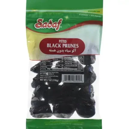 Sadaf Black Prunes Pitted - 7 oz