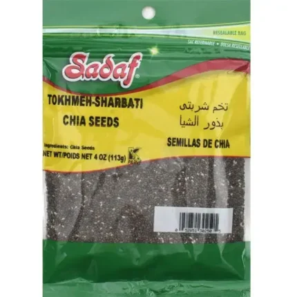 Sadaf Chia Seeds Tokhmeh Sharbati - 4 oz