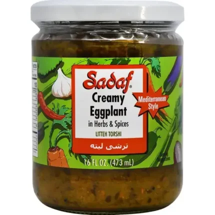 Sadaf Creamy Eggplant Litteh Torshi - 16 fl oz