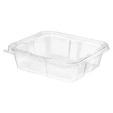 Tamper Evident & Tamper Resistant Clamshell Rectangular Footprint 48 oz