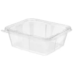 Tamper Evident & Tamper Resistant Clamshell Rectangular Footprint Vented 64 oz