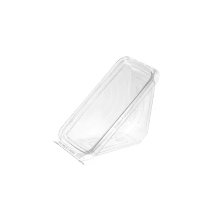 Tamper Evident & Tamper Resistant Clamshell Sandwich Wedge 17 oz