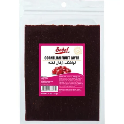 Sadaf Cornelian Cherry Fruit Layers 4 oz | Lavashak