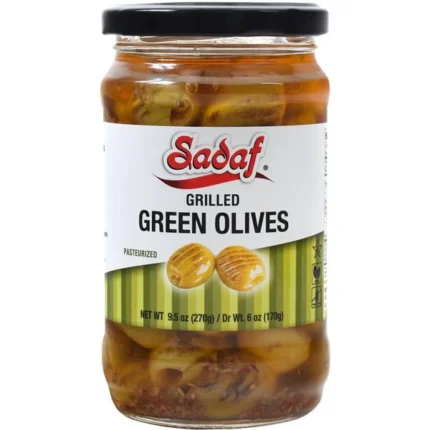 Sadaf Green Olives | Grilled - 9.5 oz