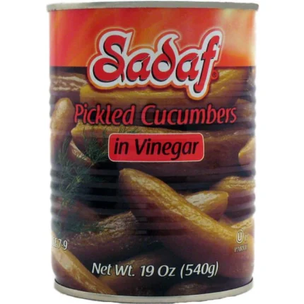 Sadaf Pickled Cucumbers | in Vinegar - 19 oz.