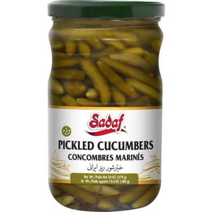 Sadaf Pickled Cucumbers | Tarragon - 24 oz