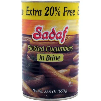 Sadaf Pickled Cucumbers | in Brine | Extra 20% - 22.9 oz.