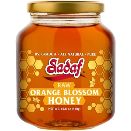 Sadaf Raw Honey Grade A | Raw Orange Blossom - 15.8 oz