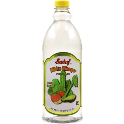 Sadaf White Vinegar | Distilled, 100% Natural - 32 oz.