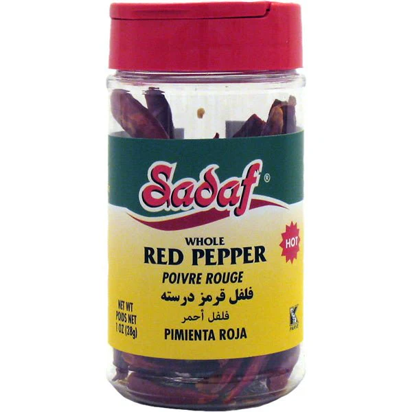 Sadaf Whole Red Pepper - 1 oz.