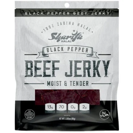 Sharifa Beef Jerky | Black Pepper - 2.85 oz