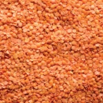 Red Split Lentils - Bulk - 1 lb