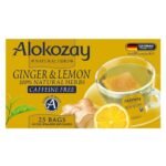 Alokozay Ginger Lemon Herbal Tea - Tea Bag - 25 Count